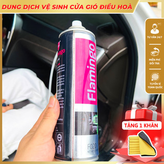 Chai Vệ Sinh Bụi Bẩn Vi Khuẩn Mùi Hôi Điều Hòa Ô Tô Flamingo F020 500ml