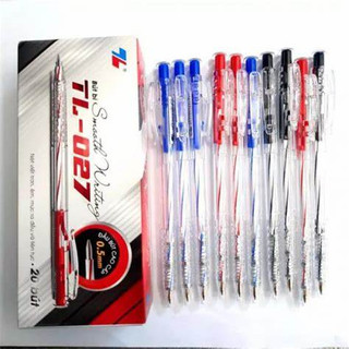 [Combo 5 cây] Bút bi Thiên Long TL027 - Bút Bi Tiện Lợi - Không Lem