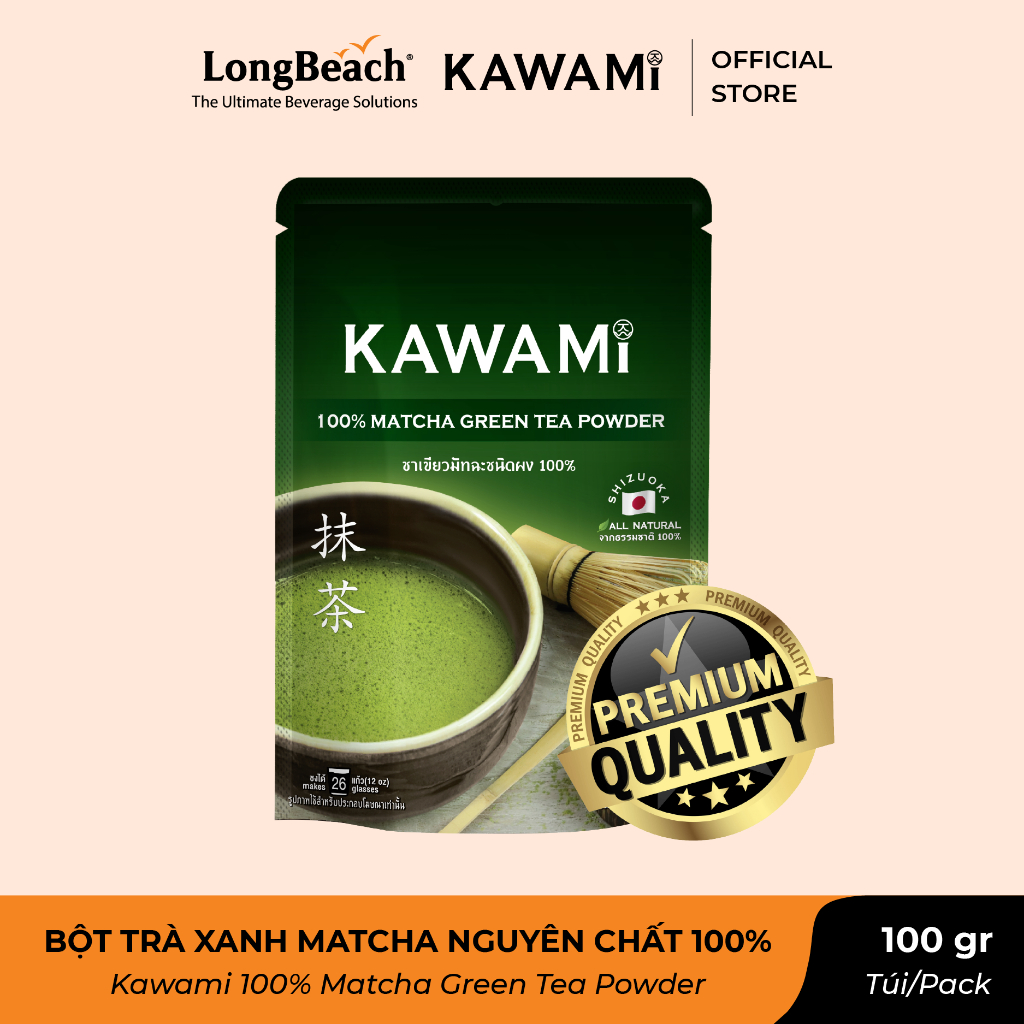 Bột Trà Xanh Matcha Nguyên Chất 100% - Kawami 100 % Matcha Green Tea ...