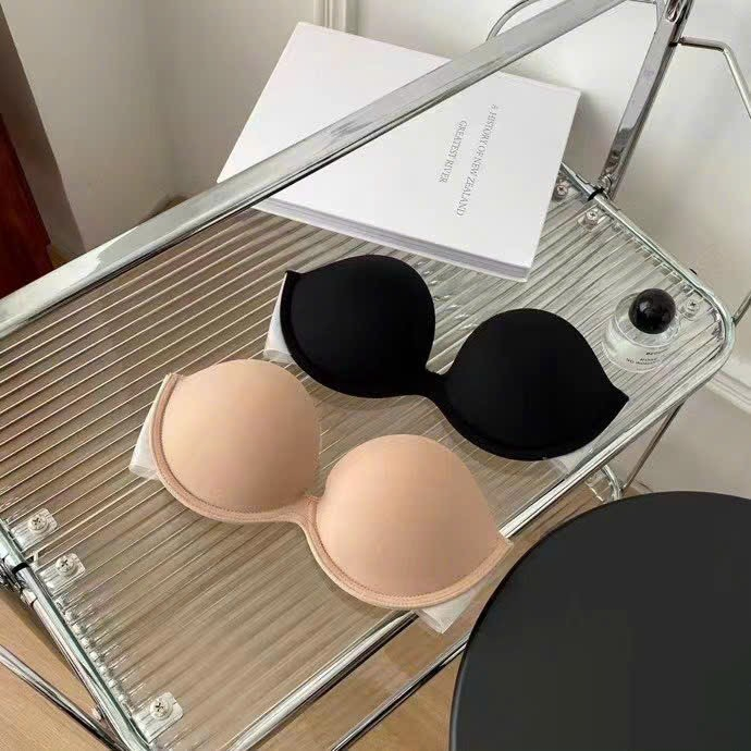 Áo Ngực Không Dây Cúp Ngang Nâng Ngực Chống Tụt Kiểu Hở Lưng 753