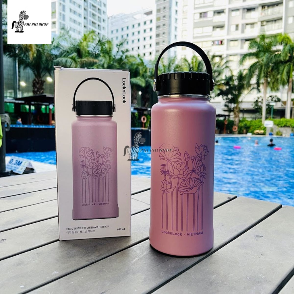 Bình Giữ Nhiệt 897ml Lock&Lock Riga Tumbler LHC4160 Vietnam Edition ...