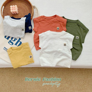 Áo thun mặc mát bé trai. Áo thun sát nách bé trai. Áo thun cotton cước Bernie 8-23kg