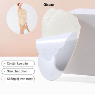 Miếng lót giày có đệm chống trượt GOMTAT, chất liệu cotton mềm mại thoáng khí, giảm đau mũi bàn chân - MUI-MAO-9003