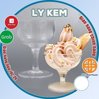 Ly kem nhựa meka trong suốt Việt Nhật Cao Cấp