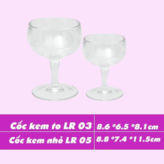 Ly kem nhựa meka trong suốt Việt Nhật Cao Cấp