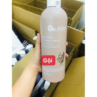 Bộ Dầu Gội Xả siêu mềm mượt hữu cơ GLAZER (Glazer organic repairing Shampoo & Conditioner kit)