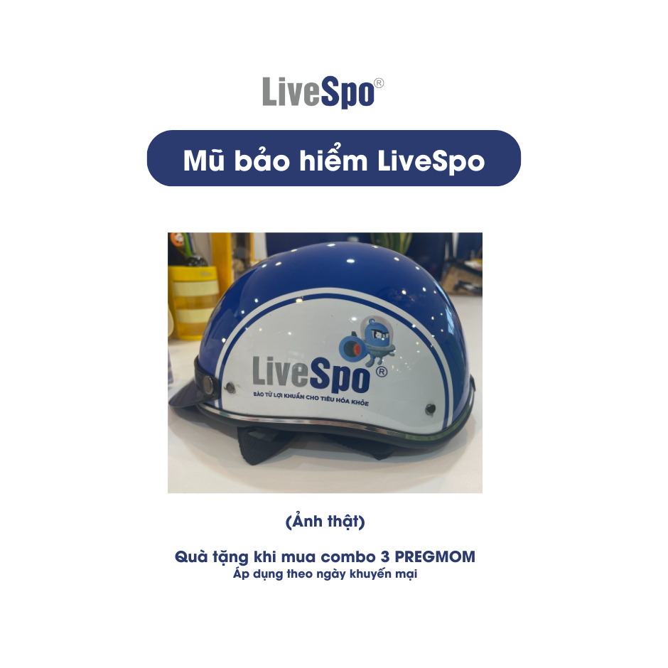Mũ bảo hiểm LiveSpo 1/2 đầu (Tặng Kèm Khi Mua Sản Phẩm)