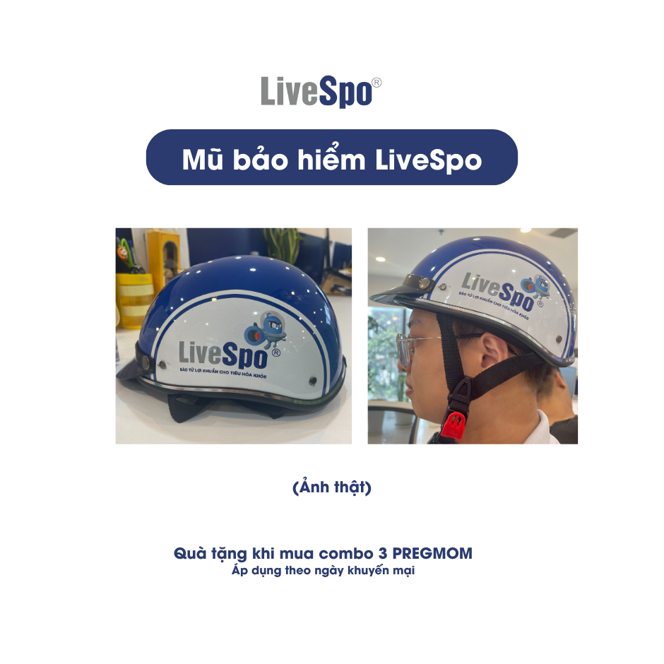 Mũ bảo hiểm LiveSpo 1/2 đầu (Tặng Kèm Khi Mua Sản Phẩm)