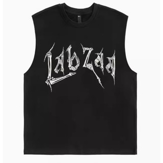 Áo Tank Top Ba Lỗ Họa Tiết Đầu Lâu LAPZA Bản Lớn Sành Điệu Cá Tính, Chất Liệu Cotton Khô Mềm Mịn Thoáng Khí