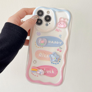 Ốp lưng iphone cạnh sóng nổi gắn charm hoạt hình cute 6/7/8/plus/x/xr/xs/11/12/13/14/15/16/pro max xx1031