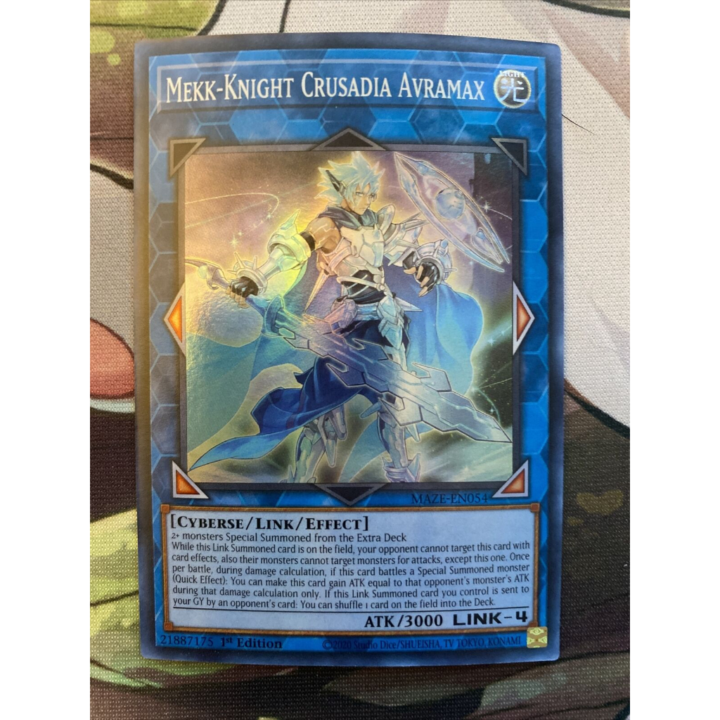 Thẻ bài YUGIOH - Mekk-Knight Crusadia Avramax - MAZE-EN054 - Super Rare ...