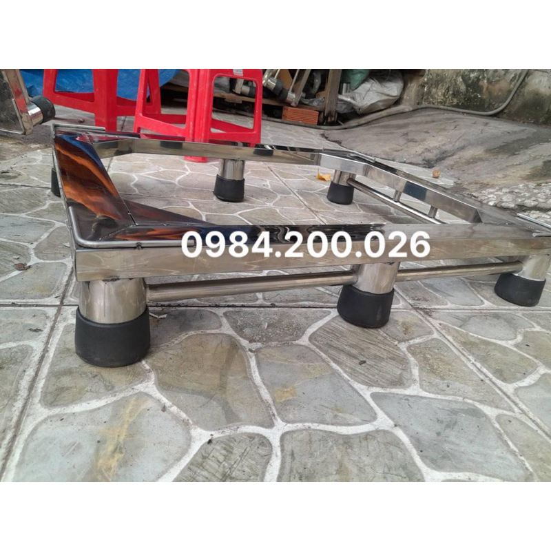 Chân kệ máy giặt VIP full inox KMG 11, chống rung, siêu chắc khoẻ ...