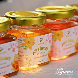 Mật ong hoa rừng hữu cơ nguyên chất từ thiên nhiên Honey Bee - Organic Honey Jungle Multi Flowers [ Légumes Vietnam ]