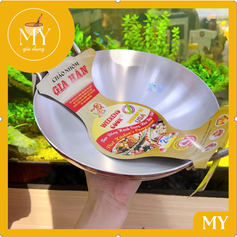 Chảo NHÔM sâu lòng 2quay GIA HÂN - Chảo NHÔM lòng sâu size 28cm đến 40cm