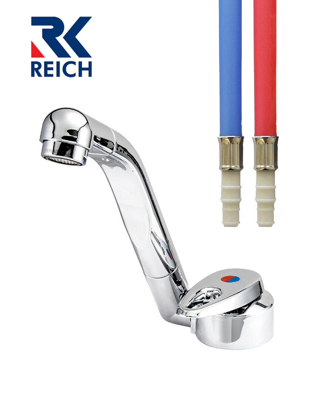 Vòi trộn nóng lạnh Reich Campervan Caravan Motorhome 12v Microswitch Hot & Cold Mixer Tap