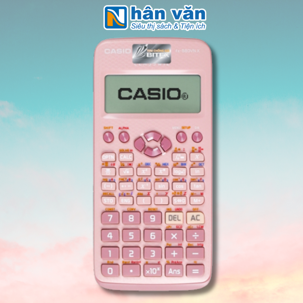 Ảnh Máy Tính CASIO FX580VN XPK - Màu Hồng - Chính Hãng 2