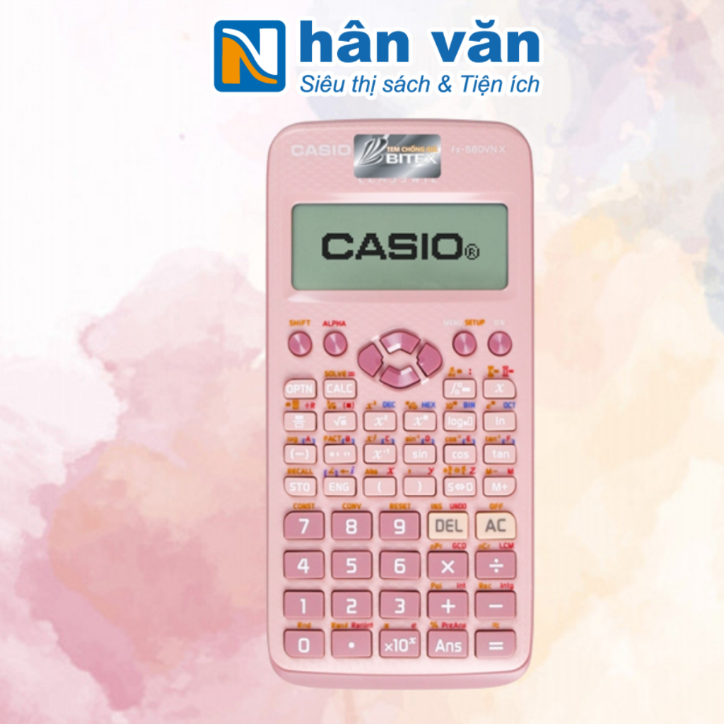 Ảnh Máy Tính CASIO FX580VN XPK - Màu Hồng - Chính Hãng 3