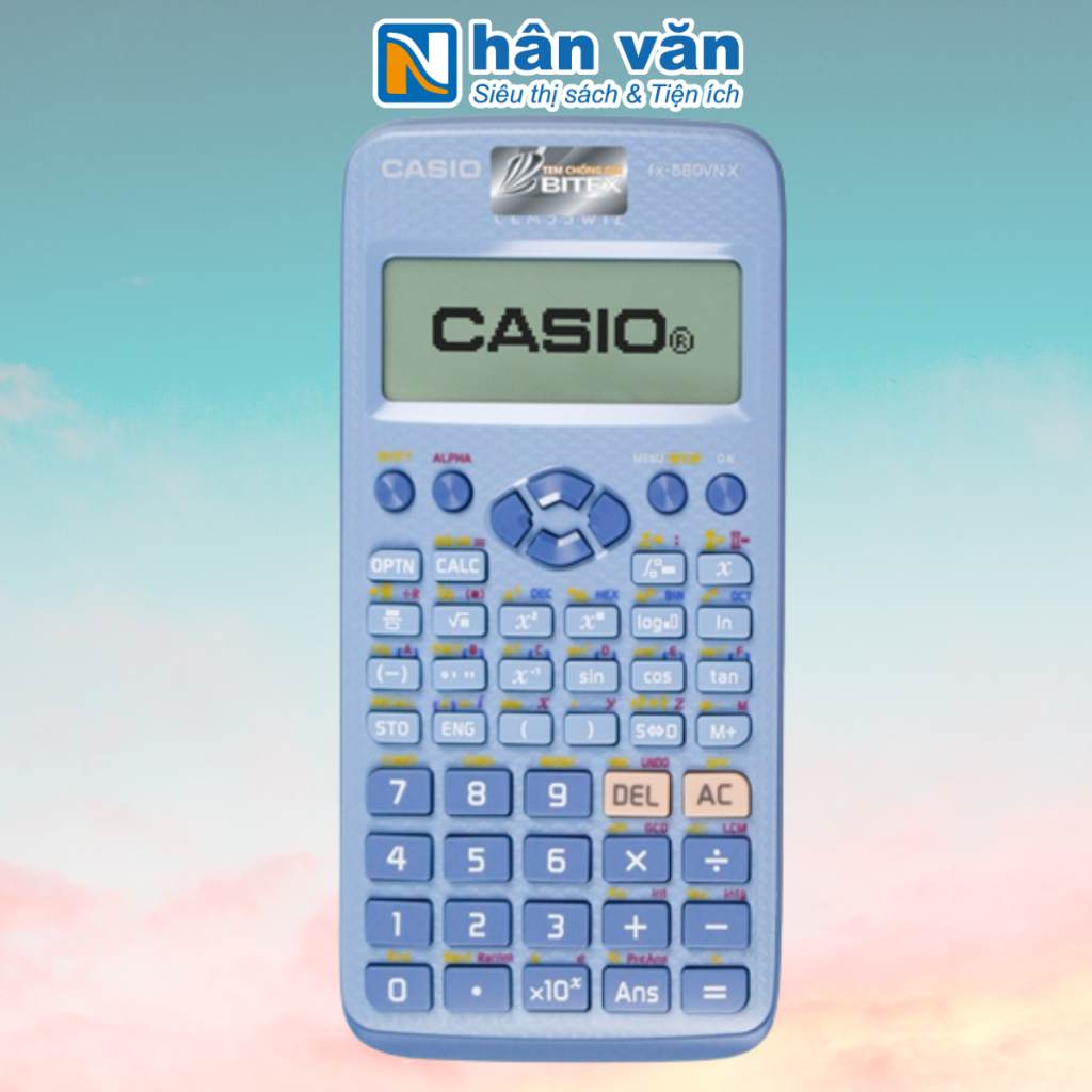 Ảnh Máy Tính Casio FX580VN XBU - Màu Xanh - Chính Hãng 2