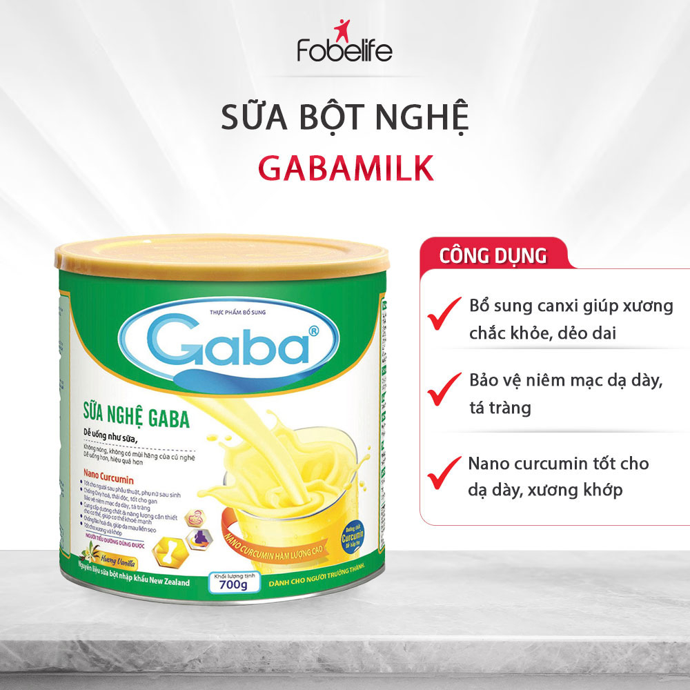 Sữa Bột Nghệ Gaba Fobe Tốt Cho Người Lớn Tuổi Và Tiểu Đường, Phụ Nữ Sau ...