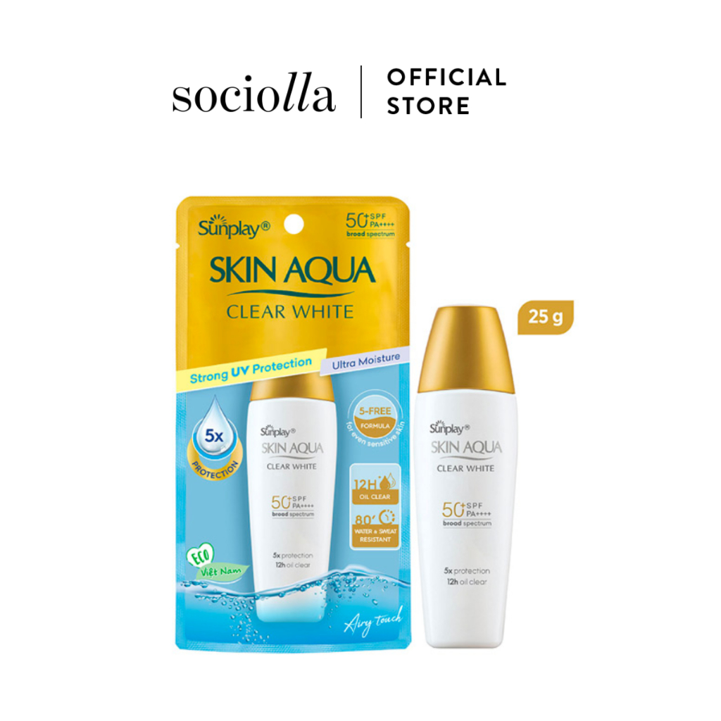 Ảnh Sữa Chống Nắng Dưỡng Da Trắng Mịn Sunplay Skin Aqua Clear White 2
