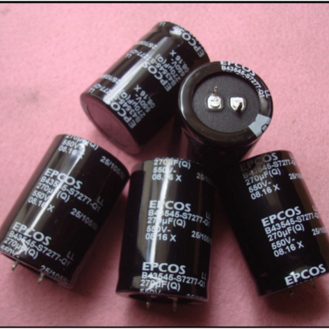 5 Condensateurs EPCOS B43254 400V 270µF 35x30mm – Aluminium, électronique De Puissance