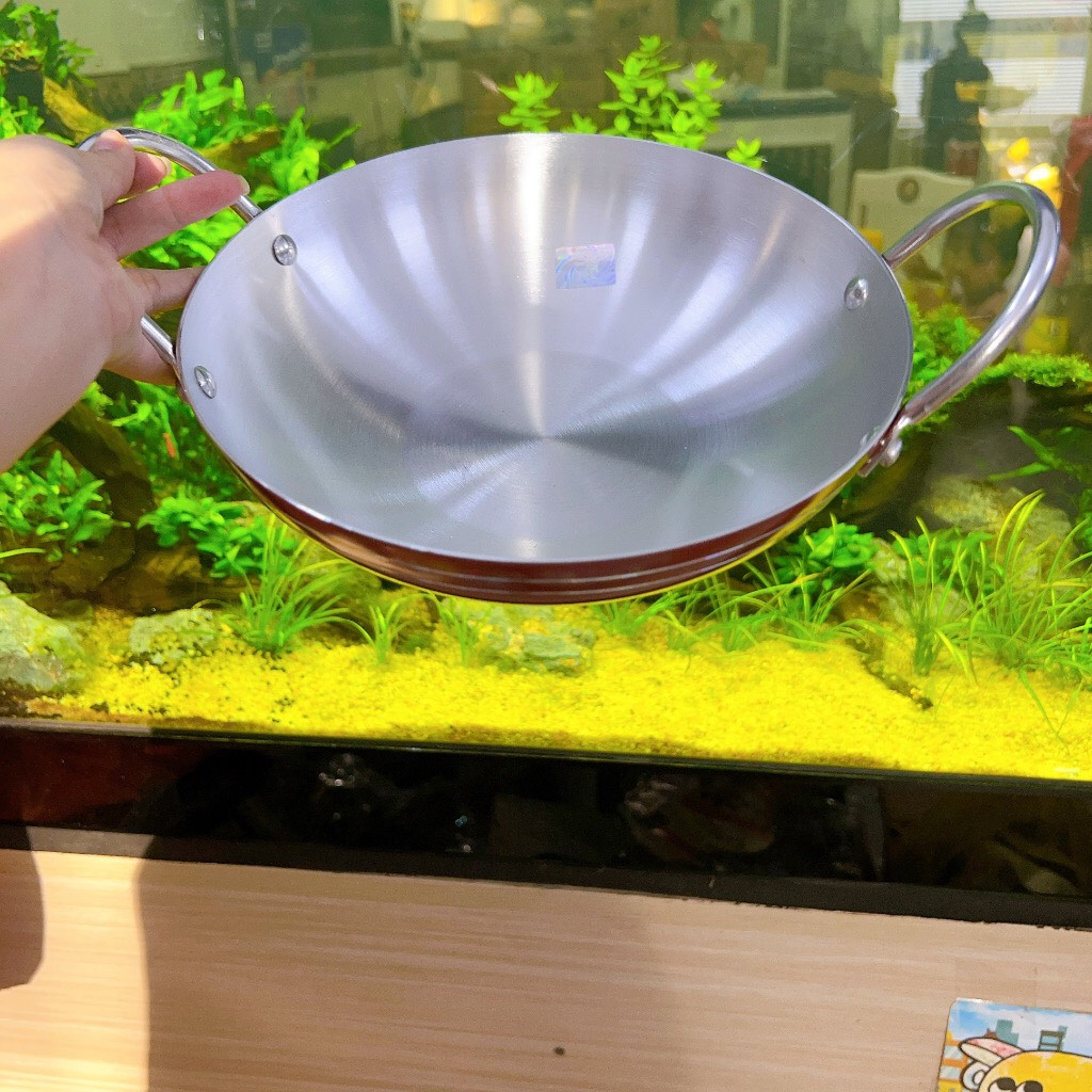 Chảo NHÔM sâu lòng 2 quai GIA HÂN - Chảo NHÔM 2 quai size 16cm đến 30cm