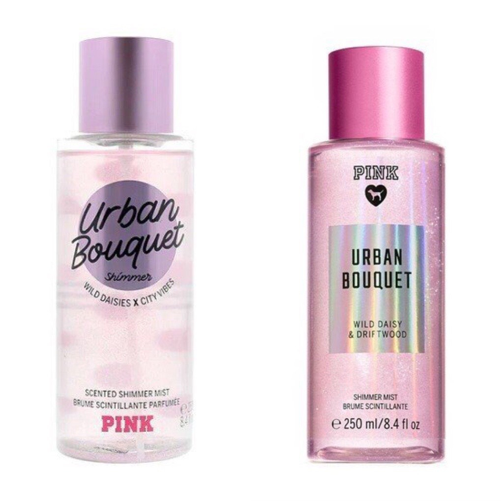 Victoria's secret pink urban 2024 bouquet shimmer body mist