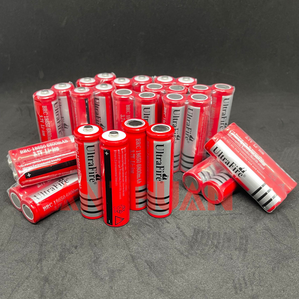 [Hỏa Tốc] Pin sạc 18650 3.7~4.2V UltraFire cho quạt cầm tay, đèn siêu sáng, đồng hồ, pin dự phòng