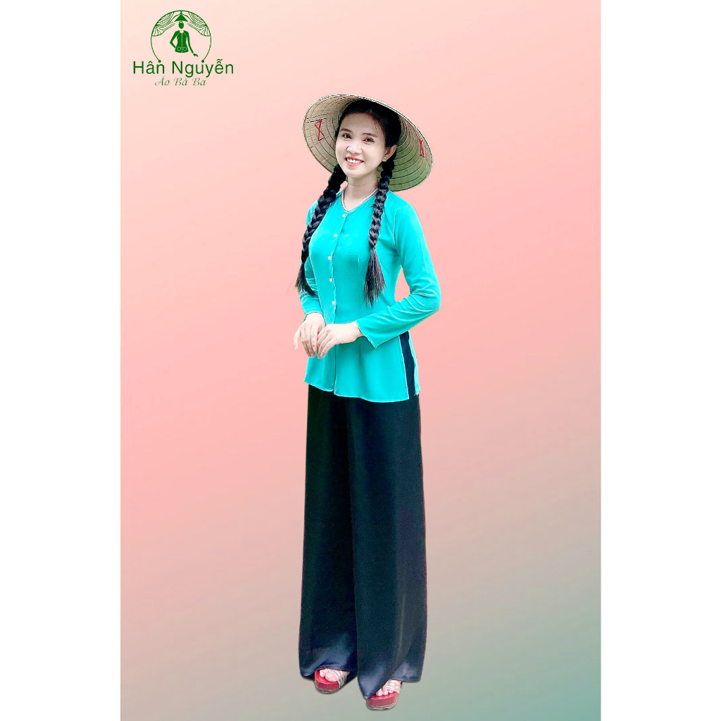 B.A29 - Áo Lẻ Voan Cổ Tim - Hân Nguyễn Áo Bà Ba