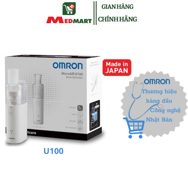 Máy Xông Khí Dung Cầm Tay Omron NE-U100 Made In Japan Xông Lưới Rung ...