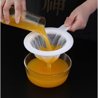 ( RAY LỌC MÀU TRẮNG ) ray lọc siêu mịn có tay cầm. ray lọc thực phẩm, cafe, dụng cụ lọc (hàng tốt)