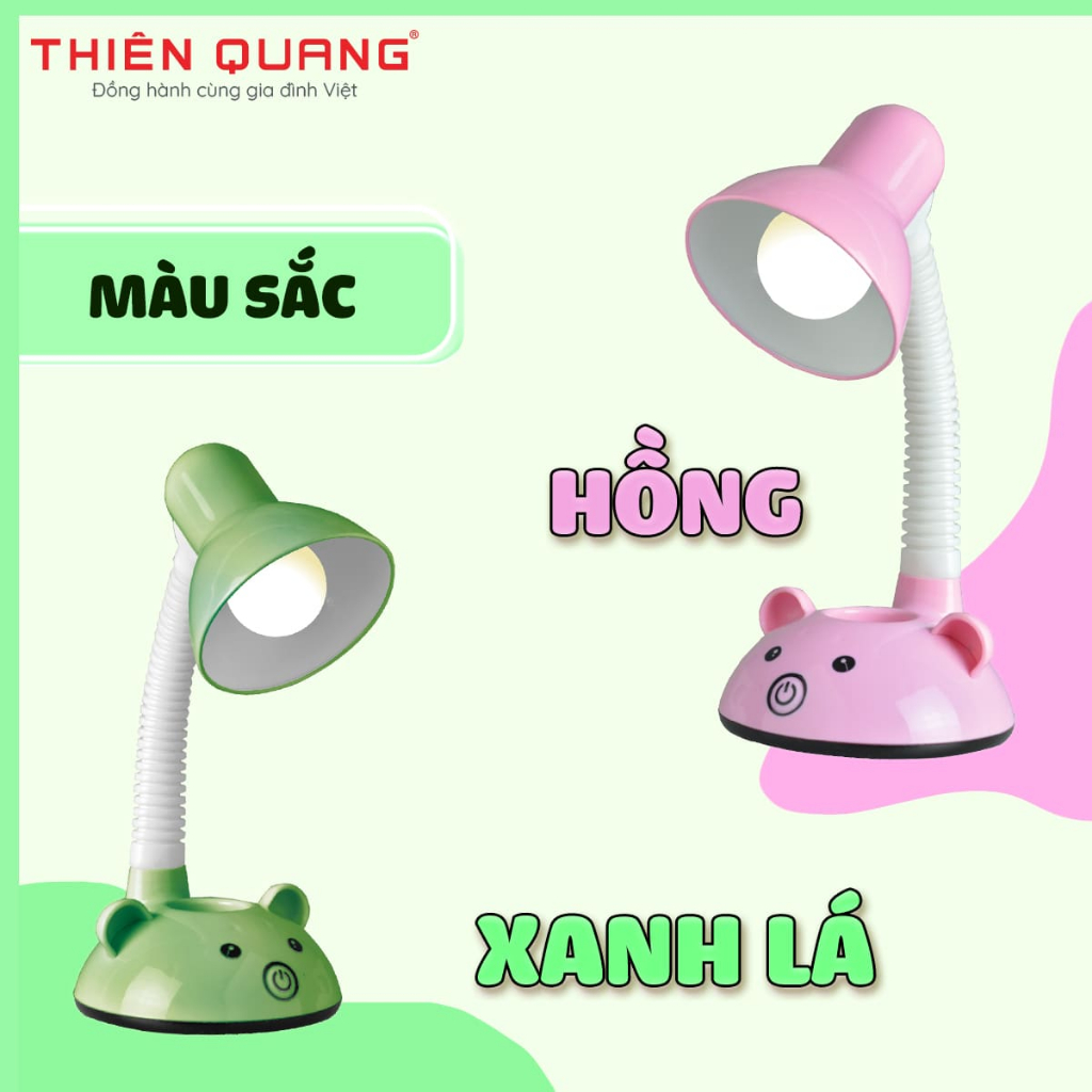 Đèn bàn chống cận hình gấu dễ thương dành cho học sinh TQ-985