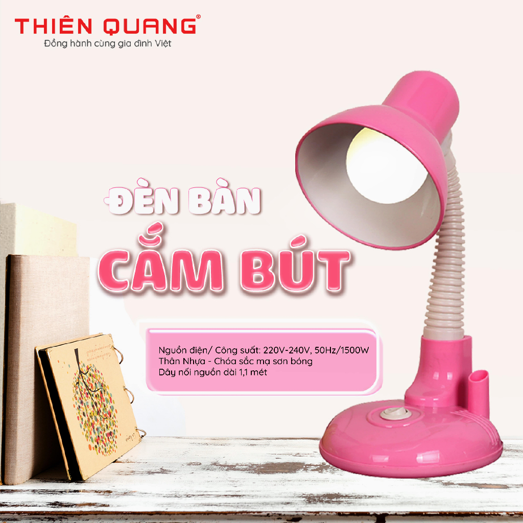 Đèn bàn chống cận cắm bút đa năng