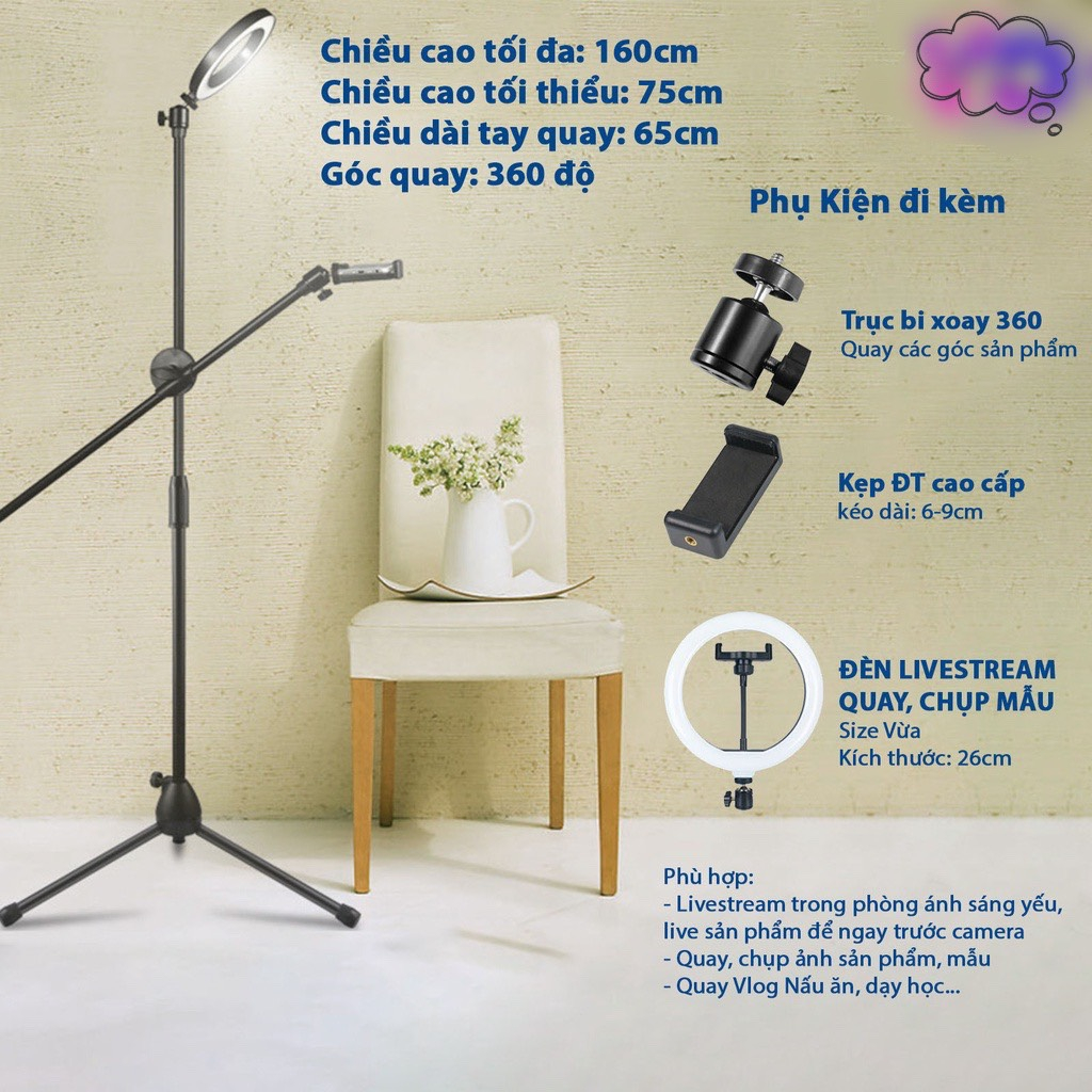 Bộ Quay Video Để Bàn Xoay 360 Độ -Chân Quay Video Chụp Ảnh Từ Trên ...