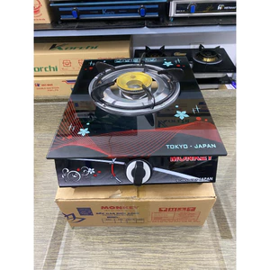 Bếp gas đơn mặt kính Monkey TD11 - Dùng bình gas lớn 6kg/ 12kg