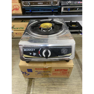 Bếp gas đơn inox Monkey TD12 - Đun nấu nhanh + Tiết kiệm gas - Bảo hành chính hãng 2 năm