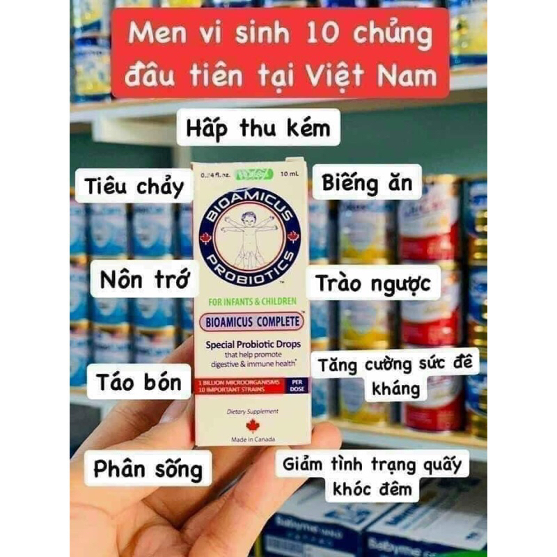 Men vi sinh Bioamicus Complete men 10 chủng - Nhập khẩu chính hãng ...