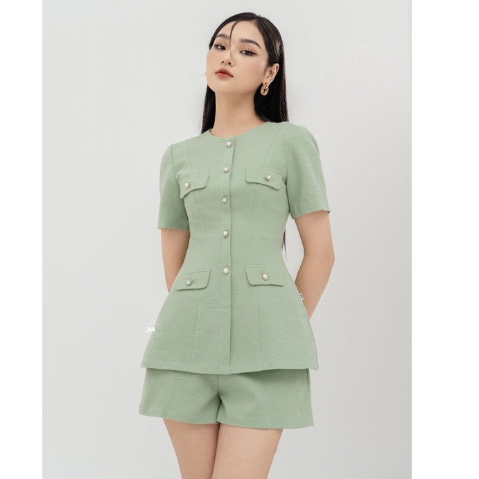 Quần Short thiết kế JM Dress Design, chất liệu cáo cấp, có đọ bền cao, màu sắc nhẹ nhàng Li Trước 3S06.2203S spe