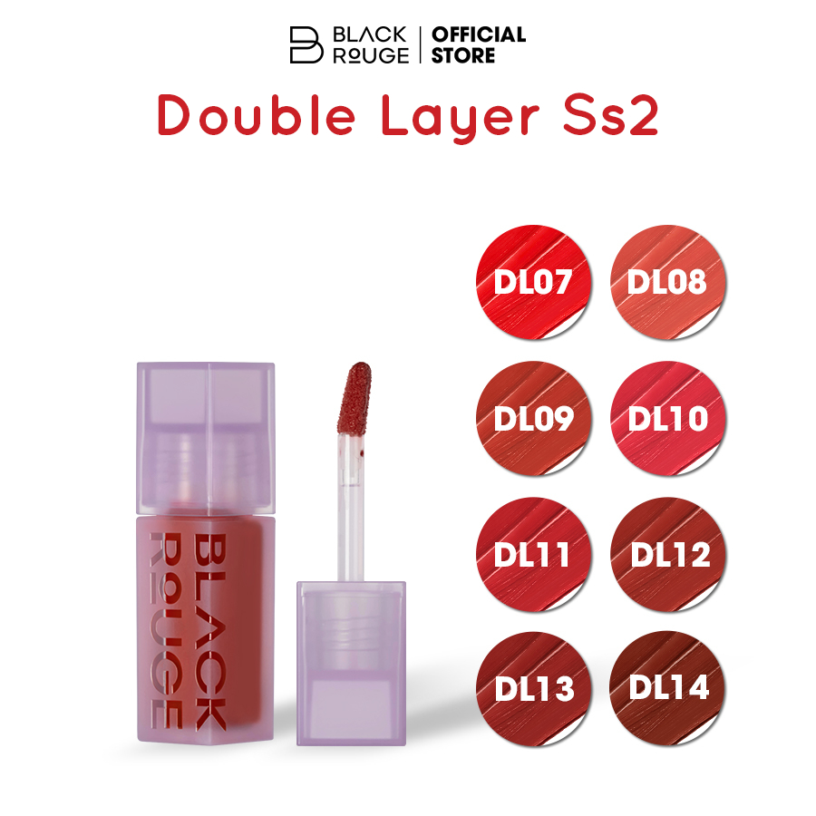 Ảnh Son Kem Black Rouge Double Layer Over Velvet Ver 2 31.6g 2