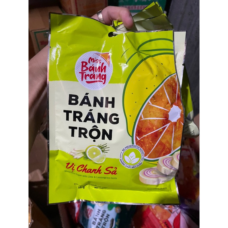 Set 10 Gói Miss Bánh Tráng 6 Vị, Bánh Tráng Trộn Vị Tôm - Bò - Gà - Rong Biển - Phô Mai - Chanh Xả - Đồ Ăn Vặt Hot