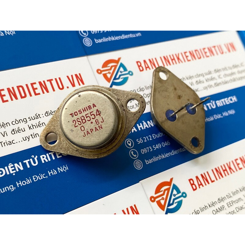 2SB554 B554 Transistor PNP 180V 15A chính hãng (tháo máy) | Shopee Việt Nam