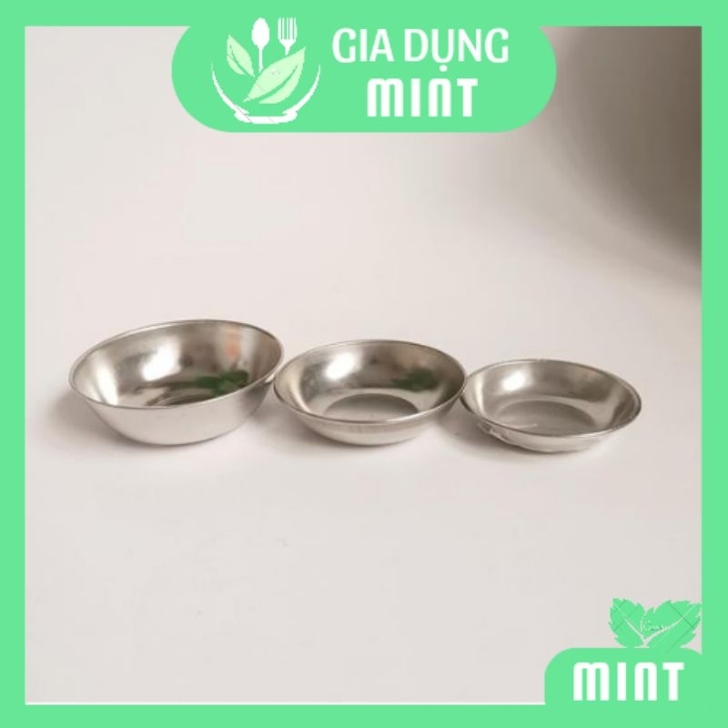 Chén inox đựng nước sốt - Chén inox đựng nước chấm - Chén inox làm bánh ...