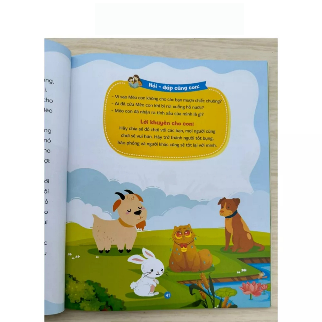 Ảnh Sách - 365 Truyện Kể Cho Bé Trước Giờ Đi Ngủ - Phát Triển IQ và EQ Cho Bé từ 2 tuổi - Sanbooks 3