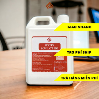 Sơn Lót Gỗ Watix Giúp Che Khuyết Điểm, Phủ Đều Màu, Tăng Độ Bám Dính Cho Lớp Sơn Kế Tiếp