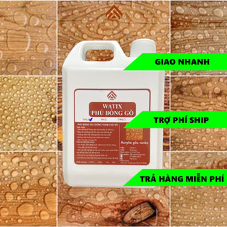 Combo Sơn Ngoại Thất Gỗ Watix Gốc Nước  Màu Đẹp, Tự Nhiên, an toàn, không pha thêm dung môi