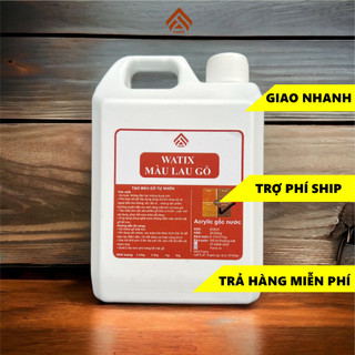 Combo Sơn Ngoại Thất Gỗ Watix Gốc Nước  Màu Đẹp, Tự Nhiên, an toàn, không pha thêm dung môi