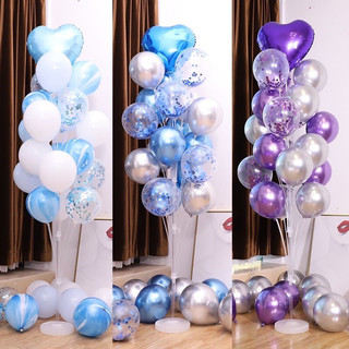 Trụ bong bóng cao 1,6 mét 19 nhánh siêu đẹp phụ kiện trang trí tiệc party, sinh nhật - YẾN NHI SHOP