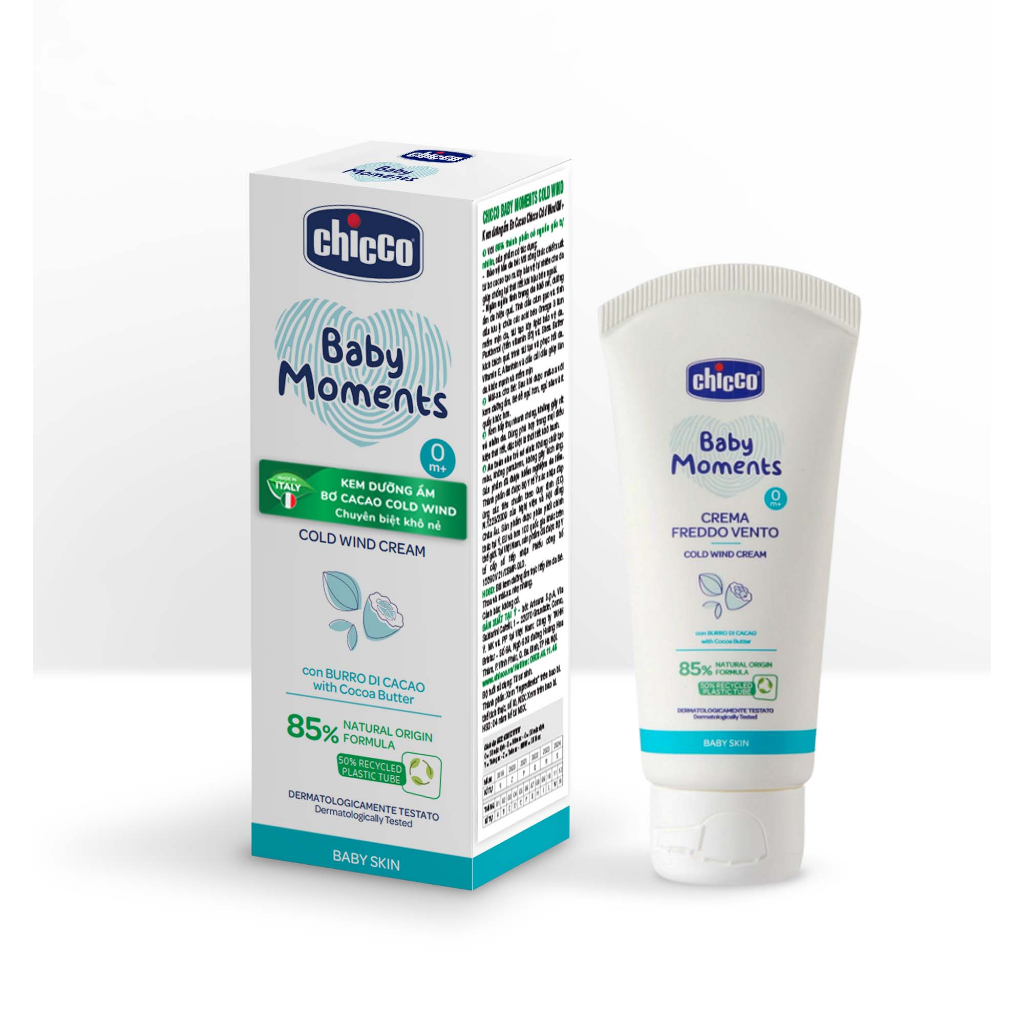 Kem dưỡng ẩm Bơ Cacao Chicco Cold Wind 0M+ 50ml