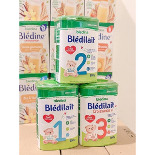 Sữa bột Bledilait Bledina Pháp số 1, 2, 3 hộp 400g, 900g cho bé phát triển toàn diện