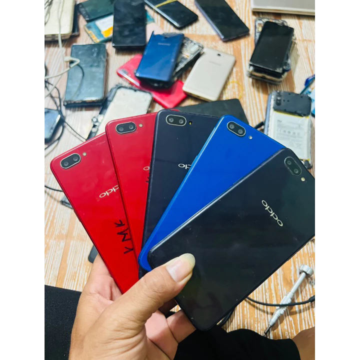 Xác điện thoại Oppo A3s hư màn hình. Cụm Oppo A3s hư màn hình. Bao main rin full chức năng. BH 2 năm